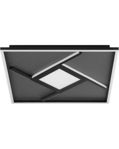 Brilliant Plafondlamp Hardy zwart 46cm 4004353463105