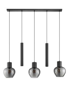 Brilliant Hanglamp Ligari rookglas 123cm 4004353461293