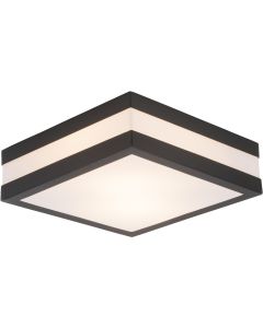 Brilliant Plafondlamp Matteo antraciet 29cm 4004353190063