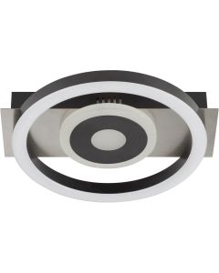 Brilliant Plafondlamp Maureen zwart 22cm 4004353463013