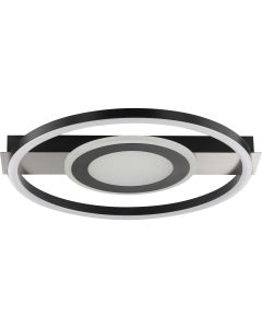 Brilliant Plafondlamp Maureen zwart 39cm 4004353463020