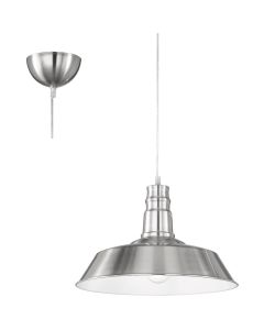 Trio  Hanglamp Will staal 36cm 4017807343311