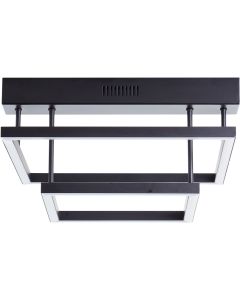 Brilliant Plafondlamp Ranut zwart 35cm 4004353394881