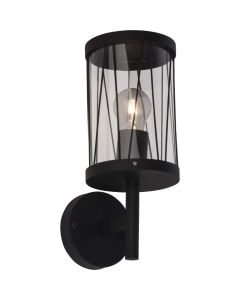 Brilliant Wandlamp Reed zwart 31cm 4004353256134