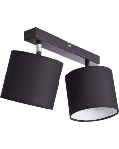 Brilliant Plafondlamp Sandra zwart 35cm 4004353169748