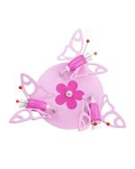 Elobra Spot Vlinder roze 30cm 4019698122839