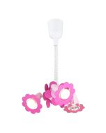 Elobra Hanglamp Bloem roze 40cm 4019698123737