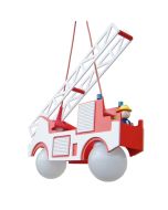 Elobra Hanglamp Brandweer Fred rood 60cm 4019698125694