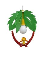 Elobra Hanglamp Palm Leeuw groen 40cm 4019698125854