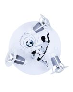 Elobra Spot Voetbal zilver 30cm  4019698128299