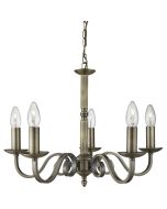 Searchlight Kroonluchter Richmond brons 52cm 5053423056449