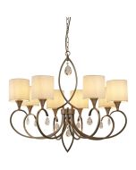 Searchlight Kroonluchter Alberto brons 77cm 5053423098272