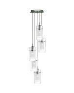 Searchlight Hanglamp Duo helder 28cm 5013874274649