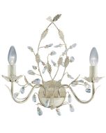 Searchlight Wandlamp Almandite creme 37cm 5013874337634