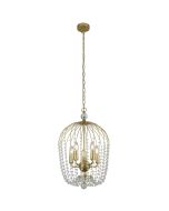 Searchlight Kroonluchter Shower goud 36cm 5053423190440