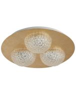 Searchlight Plafonniere Celestia goud 35cm 5053423168203
