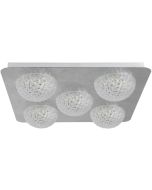 Searchlight Plafonniere Celestia zilver 43cm 5053423164571