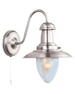 Searchlight Wandlamp Fisherman zilver 26cm 5013874211491