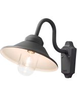 Konstsmide Wandlamp Vega zwart 30cm 7318305567504