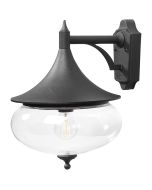Konstsmide Wandlamp Libra zwart 39cm 7318305817500