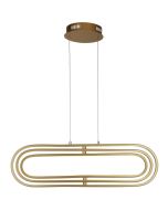 Searchlight Hanglamp Clip goud 80cm 5053423227436