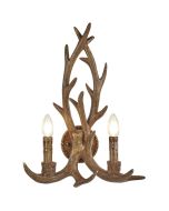 Searchlight Wandlamp Stag bruin 46cm 5053423098098