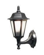 Konstsmide Wandlamp Hexagon zwart 31cm 7318307094756