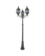 Searchlight Lantaarnpaal Bel Aire zwart 220cm 5013874219497