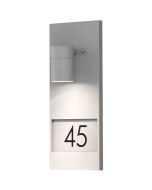 Konstsmide Huisnummer lamp Modena grijs 41cm 7318307655308