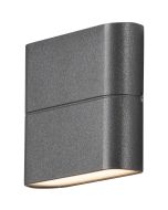 Konstsmide Wandlamp Chieri antraciet 9cm 7318307972375