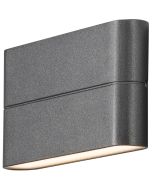 Konstsmide Wandlamp Chieri antraciet 17cm 7318307973372
