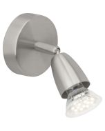 Brilliant Spot Amalfi staal 8cm 4004353242083