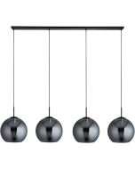 Searchlight Hanglamp Amsterdam zwart 176cm 5053423150857