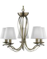 Searchlight Kroonluchter Andretti brons 51cm 5013874388308