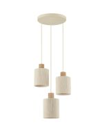Brilliant Hanglamp Arlo beige 40cm 4004353477096