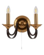 Searchlight Wandlamp Belfry bruin 33cm 5053423135748