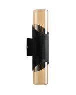 Searchlight Buitenwandlamp Broadway zwart 30cm 5053423329314