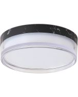 Searchlight Plafondlamp Button zwart 23cm 5053423330167