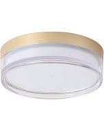 Searchlight Plafondlamp Button goud 23cm 5053423330174