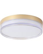 Searchlight Plafondlamp Button goud 30cm 5053423330143