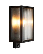 Konstsmide Sensorlamp Carpi zwart 37cm 7318300030478