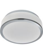 Searchlight Plafondlamp Cheese zilver 23cm 5013874395511