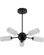 Searchlight Plafondlamp Cosmic zwart 49cm 5053423302492