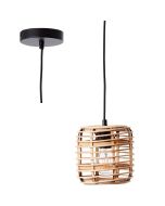 Brilliant Hanglamp Crosstown bamboe 16cm 4004353382475