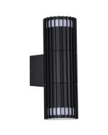 Searchlight Wandlamp Detroit zwart 21cm 5053423300504