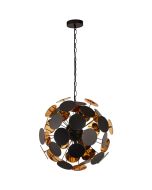 Searchlight Hanglamp Discus zwart 47cm 5053423154886