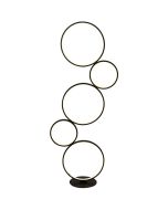 Searchlight Vloerlamp Cirque zwart 116cm 5053423174754