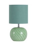 Searchlight Tafellamp Fete groen 31cm 5053423301716