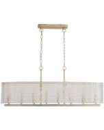 Searchlight Hanglamp Flute goud 99cm 5053423328010