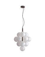Searchlight Hanglamp Frosty brons 40cm 5053423326665